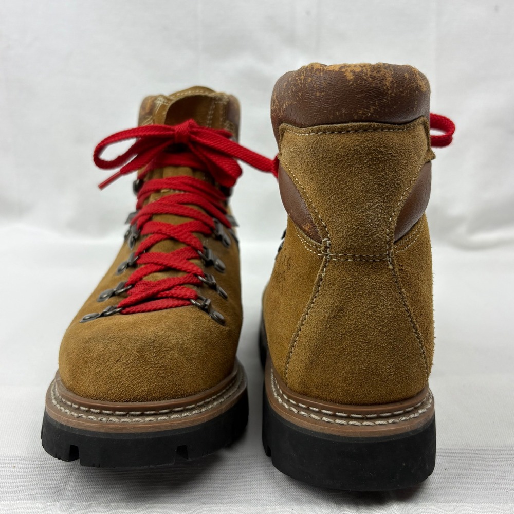 Vintage Kinney Colorado Mountaineering Boots Size 8 Womens Tan Suede 70s Hiking - Picture 5 of 17